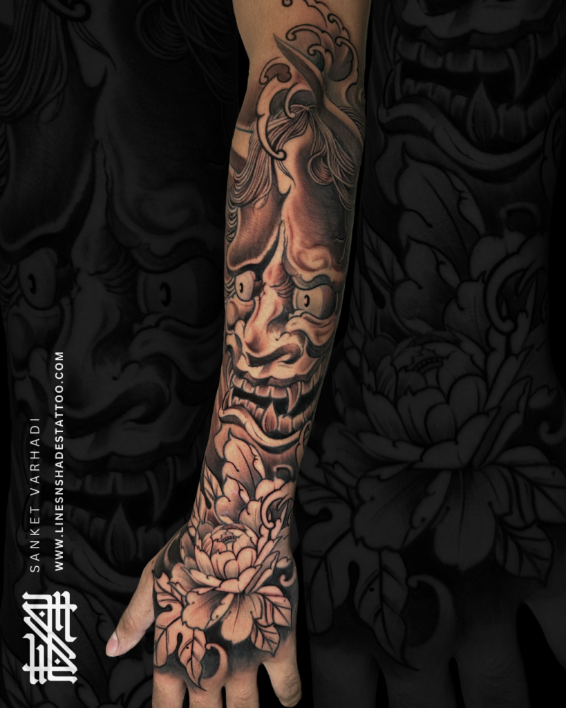 Hannya Mask Tattoo