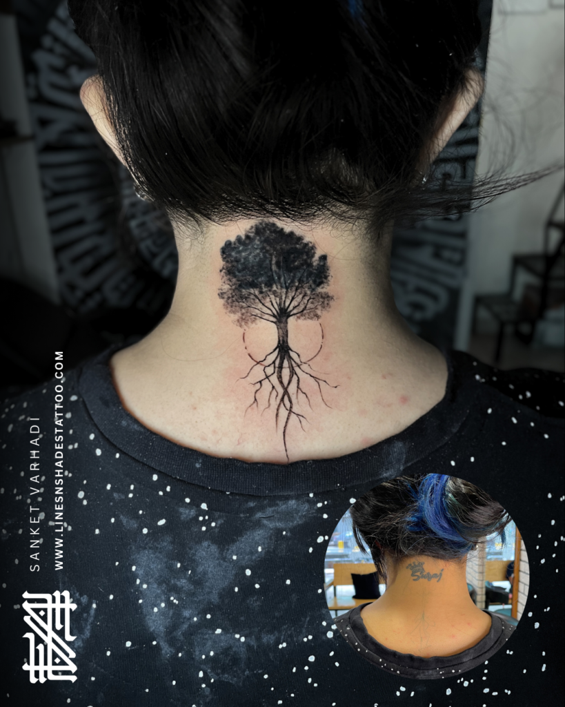 Coverup Tree Tattoo